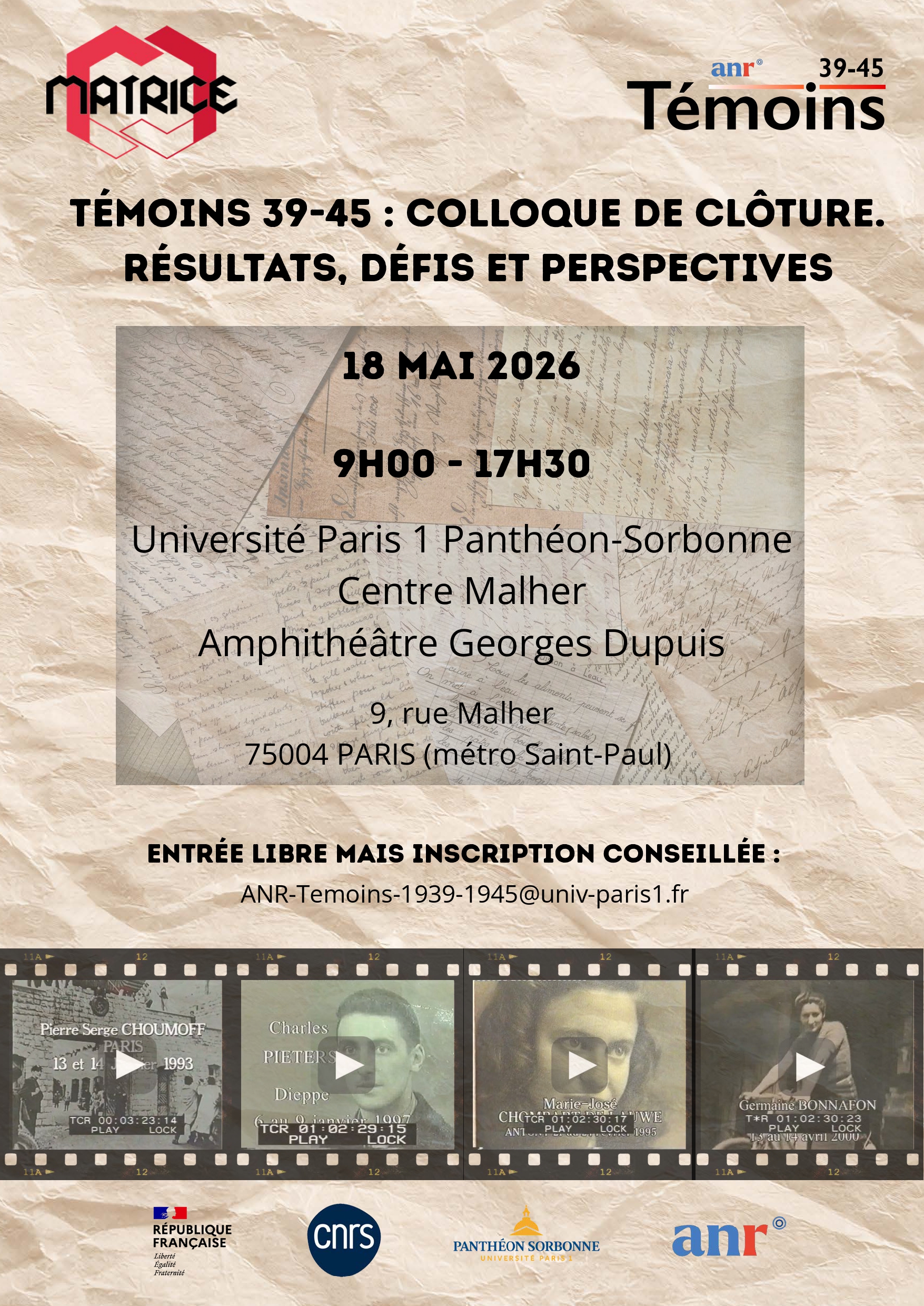 Programme page 1